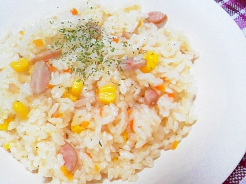 作りたくない時に 入れるだけ 炊飯器ピラフ レシピ 作り方 By Mama Papa 楽天レシピ
